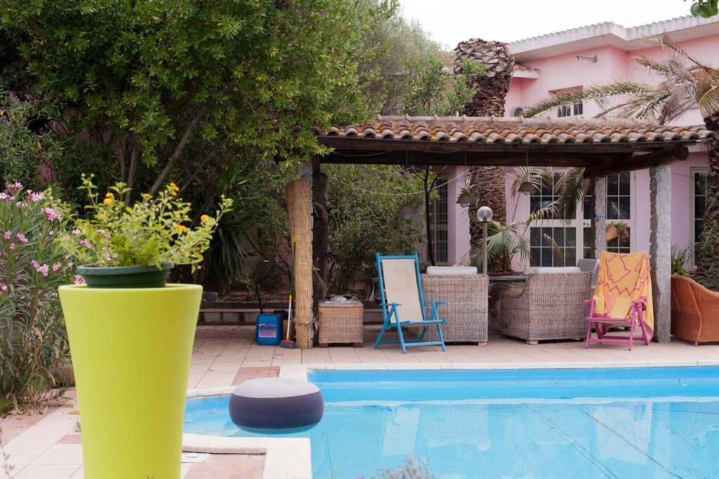 Big Relax Apartment With Swimming Pool And A Peaceful Garden In A Private Villa Sestu Exterior foto